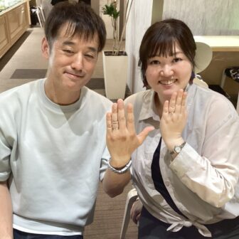 【大阪府・堺市】RosettEの婚約指輪とPromise Ringの結婚指輪をペアでご成約いただきました。