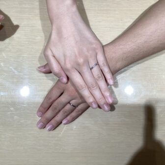 【大阪・東大阪市】RosettE/SPの結婚指輪をペアでご成約いただきました。