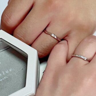 【札幌市】Ice Blue DIAMOND(アイスブルーダイヤモンド)の結婚指輪をご成約頂きました。