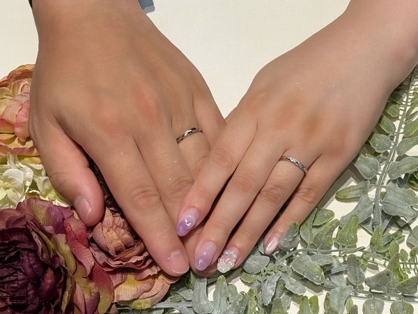 【札幌市】SWEET BLUE DIAMOND(スイートブルーダイヤモンド)の結婚指輪をご成約頂きました。