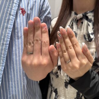 姫路市からご来店「FISCHER」の結婚指輪をご成約頂きました