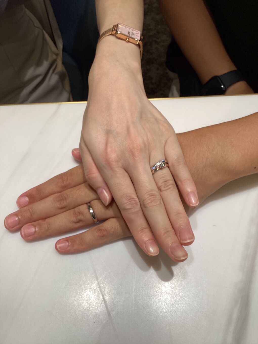和歌山県和歌山市からご来店「パイロット・AMOUR AMULET」の結婚指輪と婚約指輪をご成約いただきました