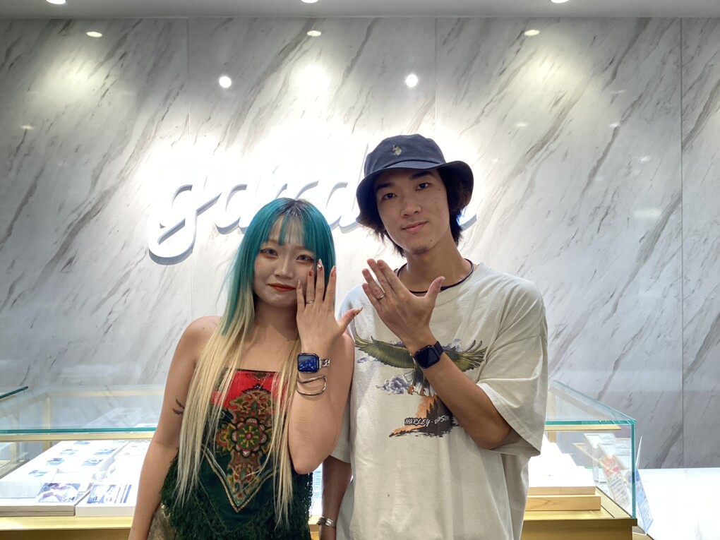 和歌山県田辺市 FISCHER(フィッシャー)の結婚指輪をご成約いただきました