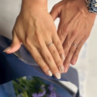 【札幌市】Ice Blue DIAMOND(アイスブルーダイヤモンド)の結婚指輪をご成約頂きました。