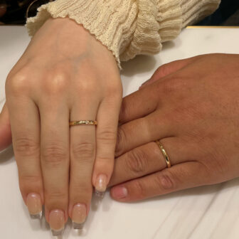 大阪市生野区　Plusfortの結婚指輪をご成約頂きました　天王寺店でご成約のお客様