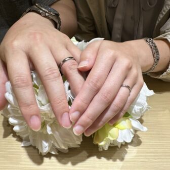 兵庫県姫路市・たつの市からご来店「FISCHER」のマリッジリングをご成約