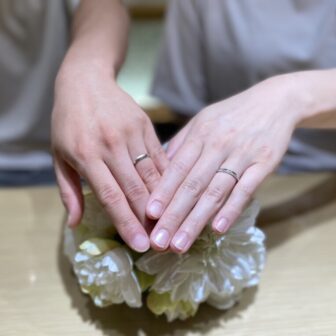 姫路市よりご来店「RosettE/SP」の結婚指輪をご成約頂きました