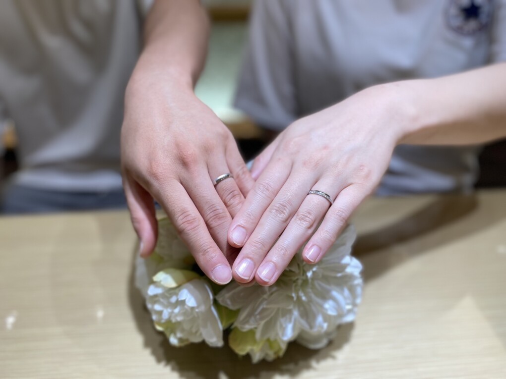 姫路市よりご来店「RosettE/SP」の結婚指輪をご成約頂きました