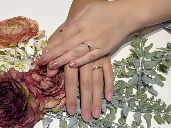 【札幌市】Ice Blue DIAMOND(アイスブルーダイヤモンド)の婚約指輪と結婚指輪をご成約頂きました。