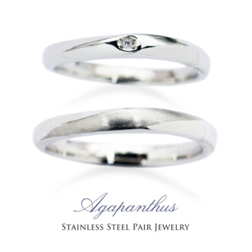 南大阪・和泉市で安い結婚指輪アガパンサスのリング3