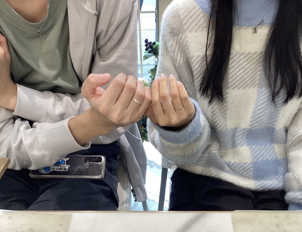 京都・愛知県の遠距離カップル様 四条烏丸手作り指輪工房で手作り指輪体験