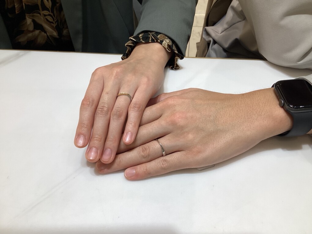 大阪高槻市・京都八幡市からIDEALPlusfortの結婚指輪をご成約頂きました