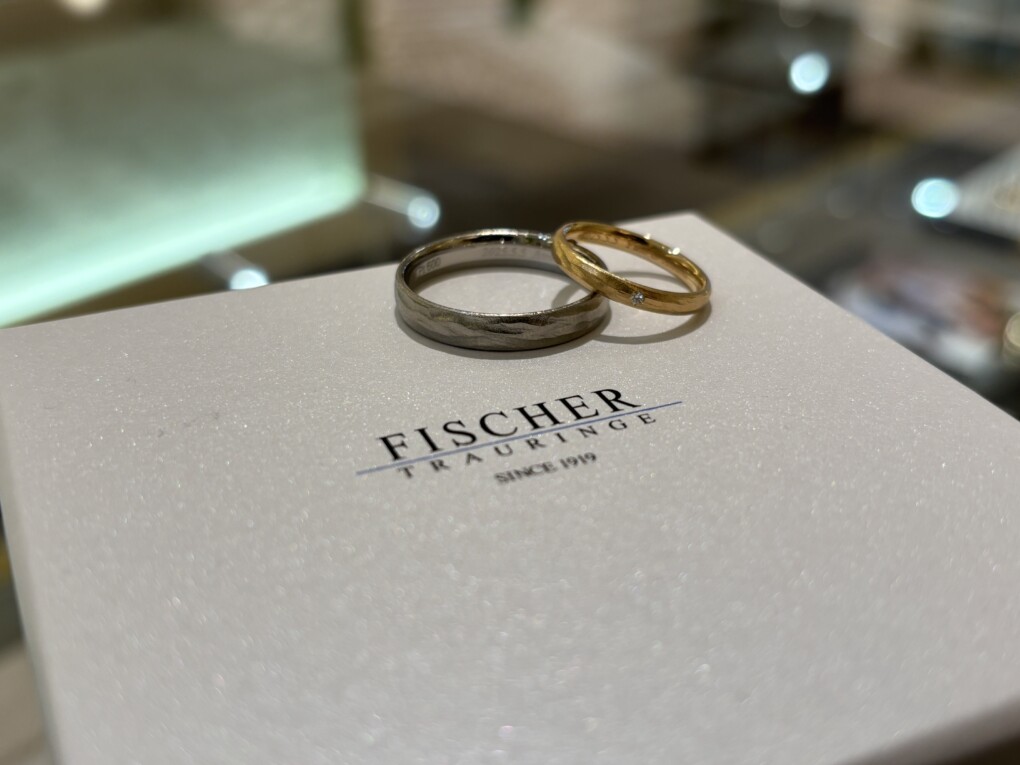兵庫県姫路市からご来店「FISCHER」の結婚指輪をご成約いただきました