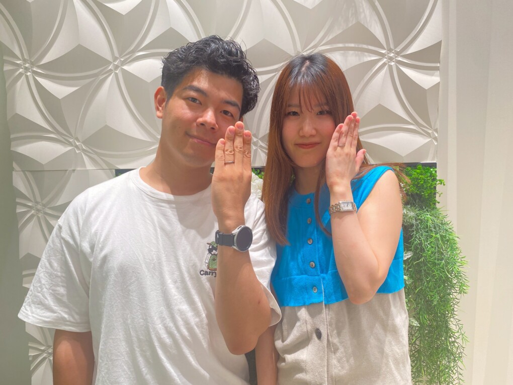 兵庫県姫路市よりご来店「IDEAL Plus fort」の結婚指輪をご成約いただきました