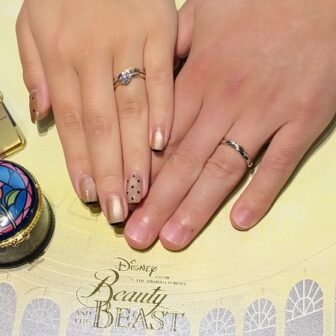 【札幌市】Disney Beauty AND THE BEAST(美女と野獣)の婚約指輪と結婚指輪をご成約頂きました。
