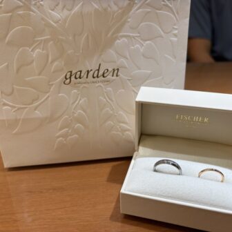 兵庫県明石市からご来店「FISCHER・GRACE KAMA」のマリッジリングをご成約