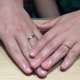 兵庫県加古川市からご来店「IROノHA」の結婚指輪をご成約頂きました