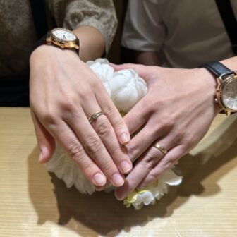 兵庫県姫路市よりご来店「FISCHER」の結婚指輪をご成約頂きました