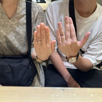 兵庫県姫路市よりご来店「FISCHER」の結婚指輪をご成約頂きました