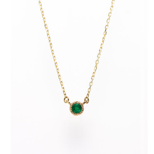 エメラルド　ネックレス　記念日のプレゼント