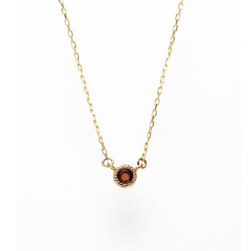 ガーネット　ネックレス　心斎橋