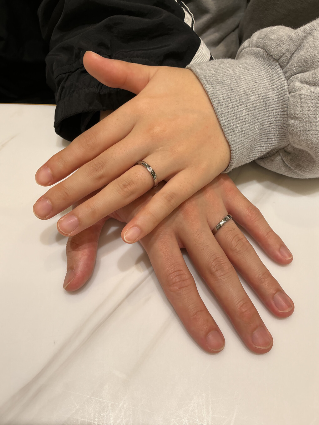 【大阪市・平野区】Tomo meの結婚指輪をペアでご成約いただきました