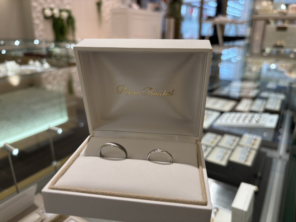 兵庫県揖保郡太子町からご来店「FISCHER・Pilot Bridal」の結婚指輪をご成約