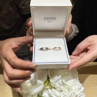 兵庫県神崎郡・姫路市からご来店「FISCHER」の結婚指輪をご成約頂きました