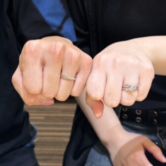 兵庫県姫路市よりご来店「Mariage ent」の婚約指輪「FISCHER」の結婚指輪をご成約いただきました。