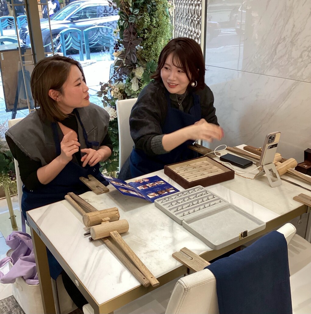 東京・大阪からご友人通しでご来店 garden京都本店/四条烏丸手作り指輪工房で手作り指輪体験