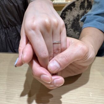 兵庫県三木市からご来店「GRACE KAMA」の婚約指輪ご成約頂きました