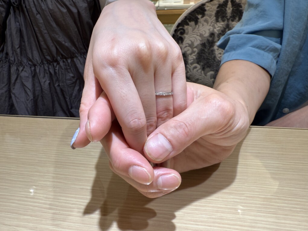 兵庫県三木市からご来店「GRACE KAMA」の婚約指輪ご成約頂きました