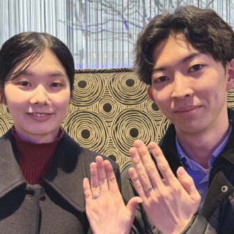 【札幌市】Something Blue Aither(サムシングブルー アイテール)の結婚指輪をご成約頂きました。
