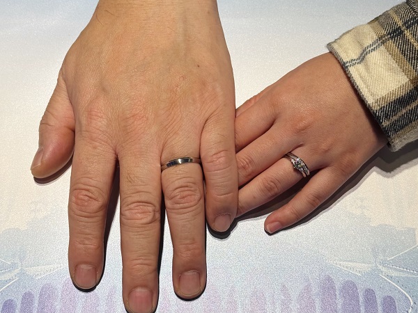 【札幌市】Disney Cinderella(シンデレラ)の婚約指輪と結婚指輪をご成約頂きました。