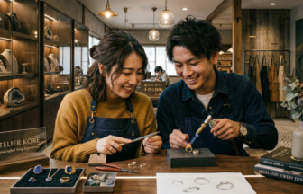 京都・滋賀・関西で感動の手作りペア指輪・リング！結婚指輪も自分たちの手で