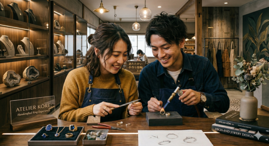 京都・滋賀・関西で感動の手作りペア指輪・リング！結婚指輪も自分たちの手で