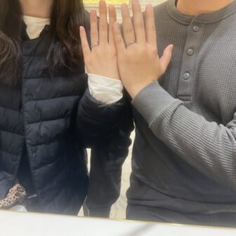 徳島県・京都亀岡市よりご来店 鍛造ブランドでロゼットSPの結婚指輪と婚約指輪をご成約頂きました