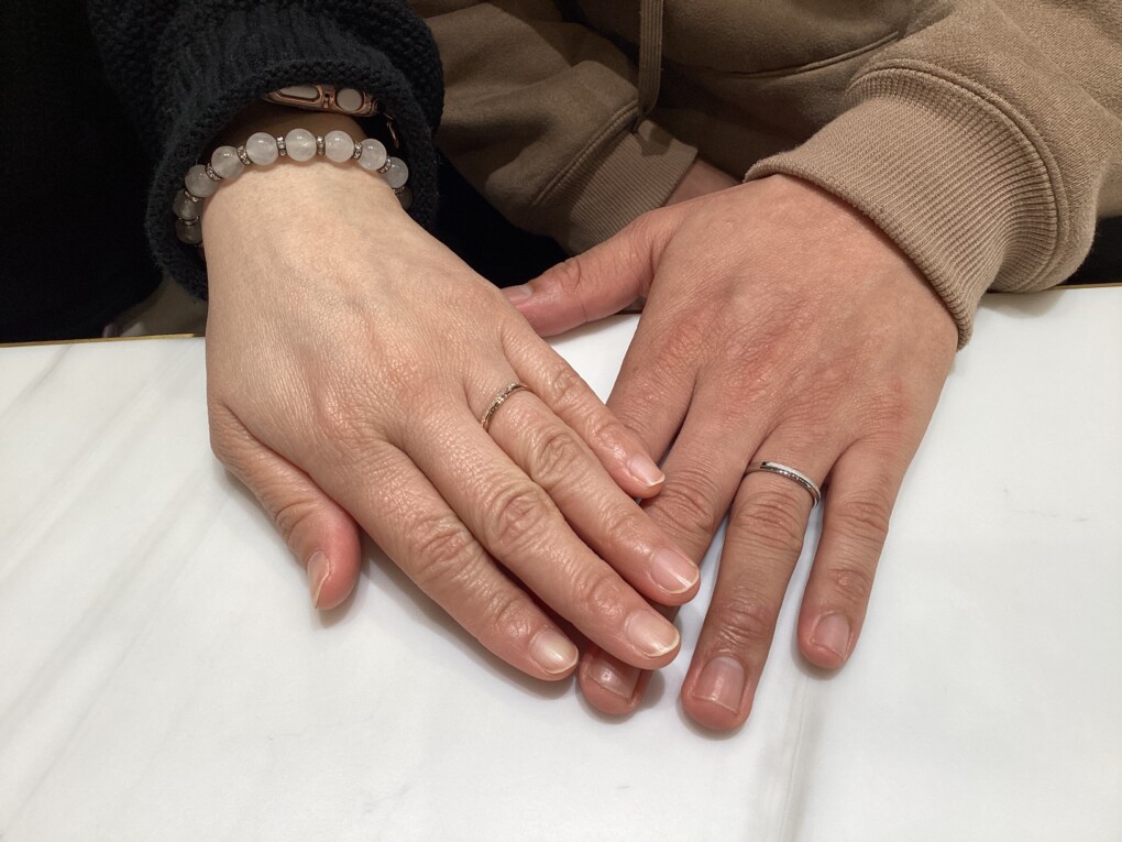 和歌山県紀の川市：Disney Tangled-RAPUNZEL（ディズニー タングレット ラプンツェル）の結婚指輪をご成約いただきましたお客様です！