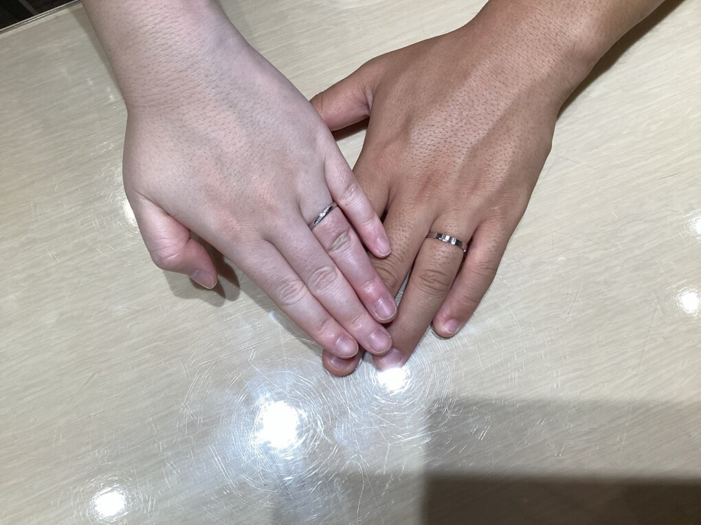 【大阪府・八尾市】Pilot Bridal（パイロットブライダル）の結婚指輪をペアでご成約いただきました。