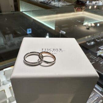 兵庫県姫路市からご来店「FISCHER/フィッシャー」のマリッジリングをご成約頂きました