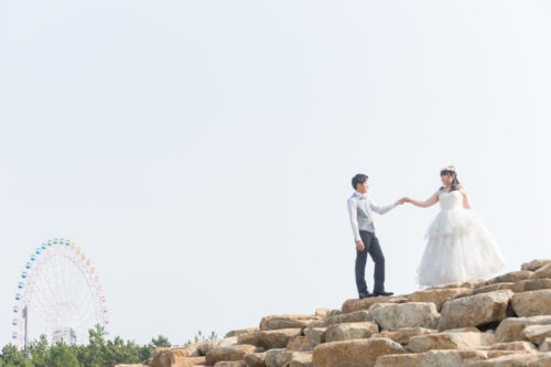 りんくう公園　フォトウェディング　ロケーション