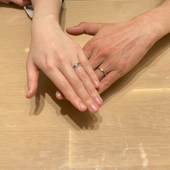 【神戸市・東灘区】RosettE/SPの婚約指輪とFISCHERの結婚指輪をペアでご成約いただきました。