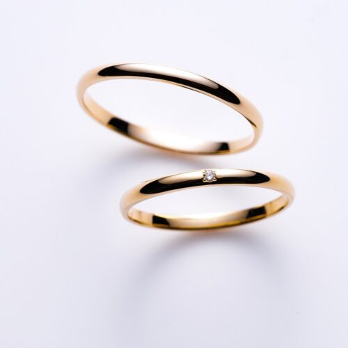 大阪　天王寺　結婚指輪　マリッジリング　ゴールド