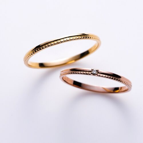 ゴールド　結婚指輪　10万円　