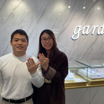 和歌山県日高郡みなべ町からご来店「FISCHER」の結婚指輪をご成約頂きました