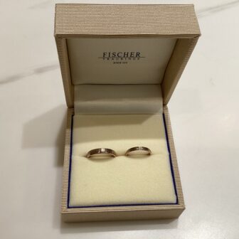 和歌山県岩出市　FISCHER（フィッシャー）の結婚指輪をご成約いただきました！