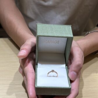 京都府・大阪府からご来店「LAPAGE」のエンゲージリングをご成約頂きました