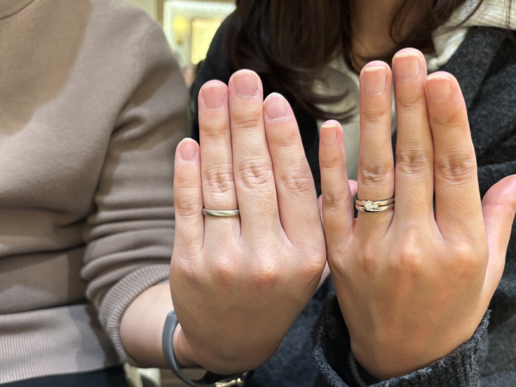 兵庫県姫路市たつの市からご来店「FISCHER」の結婚指輪をご成約頂きました