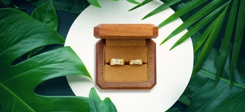 ハワイアンジュエリー結婚指輪ブライダルリングマリッジリングリングケース