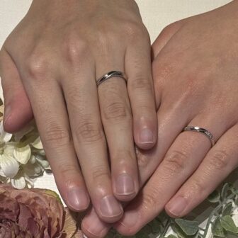 【札幌市】Something Blue(サムシングブルー)の結婚指輪をご成約頂きました。